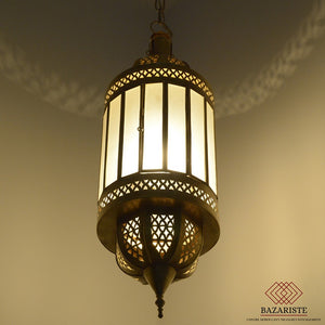 Glass Pendant Light, Moroccan Hanging lamps, Milky Glass Pendant Light.