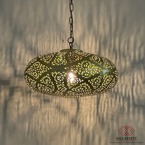 Moroccan Lighting, Brass Pendant Light, Moroccan Lamp.
