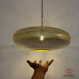 Large Moroccan Lamp Shade, Brass Pendant Ceilling Light, Pendant Lighting.