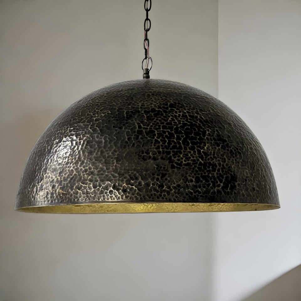Hammered Pendant Light for kitchen Island, Pendant Hanging Lamp, Modern Lamp.