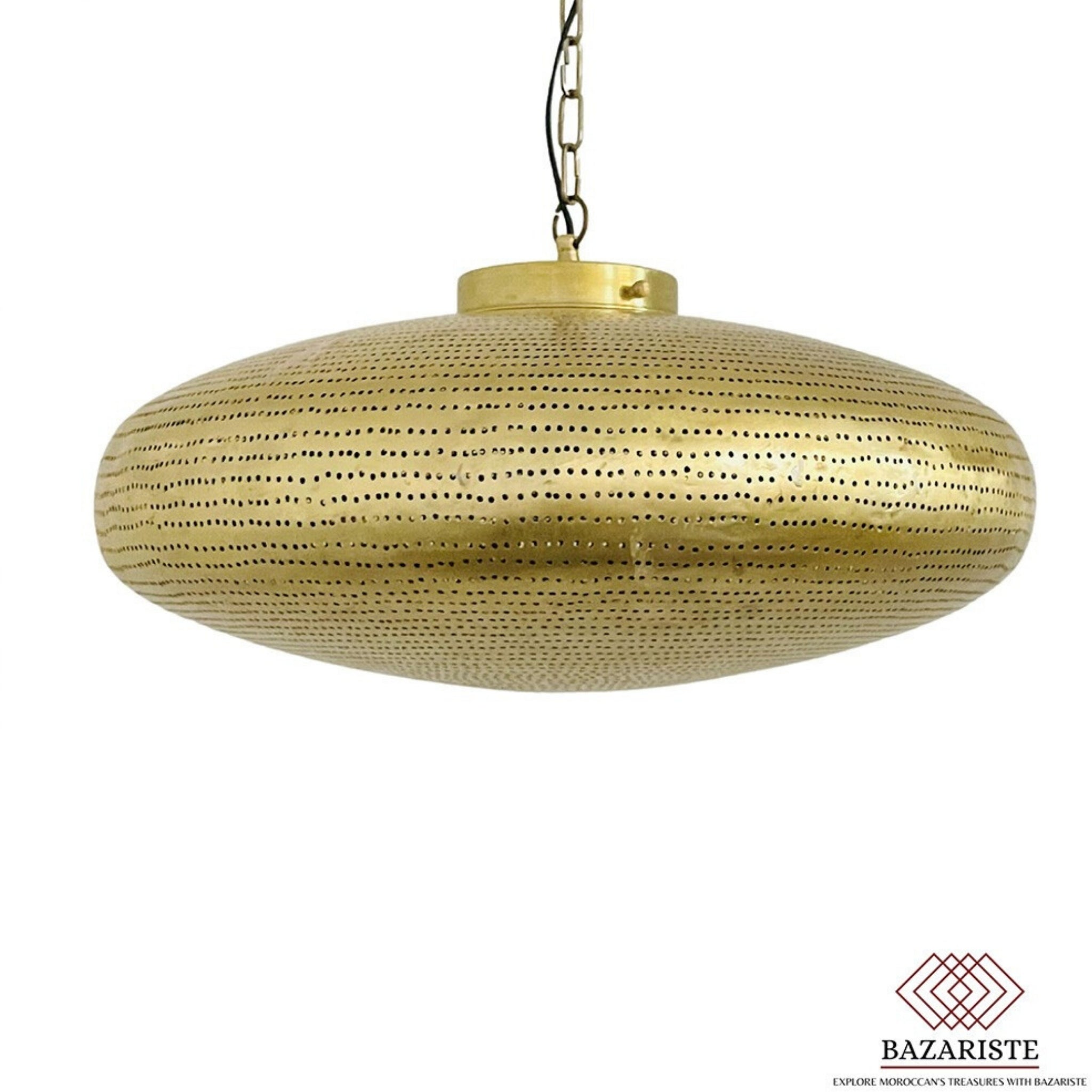 Moroccan Pendant Light, Hanging Pendant Lamp, Brass Ceiling Lamp.